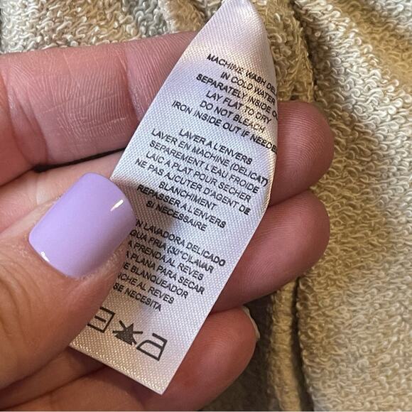 NEW n:PHILANTHROPY Coco Short Distressed Vintage Bone Women's Size Small NWT - Picture 7 of 8